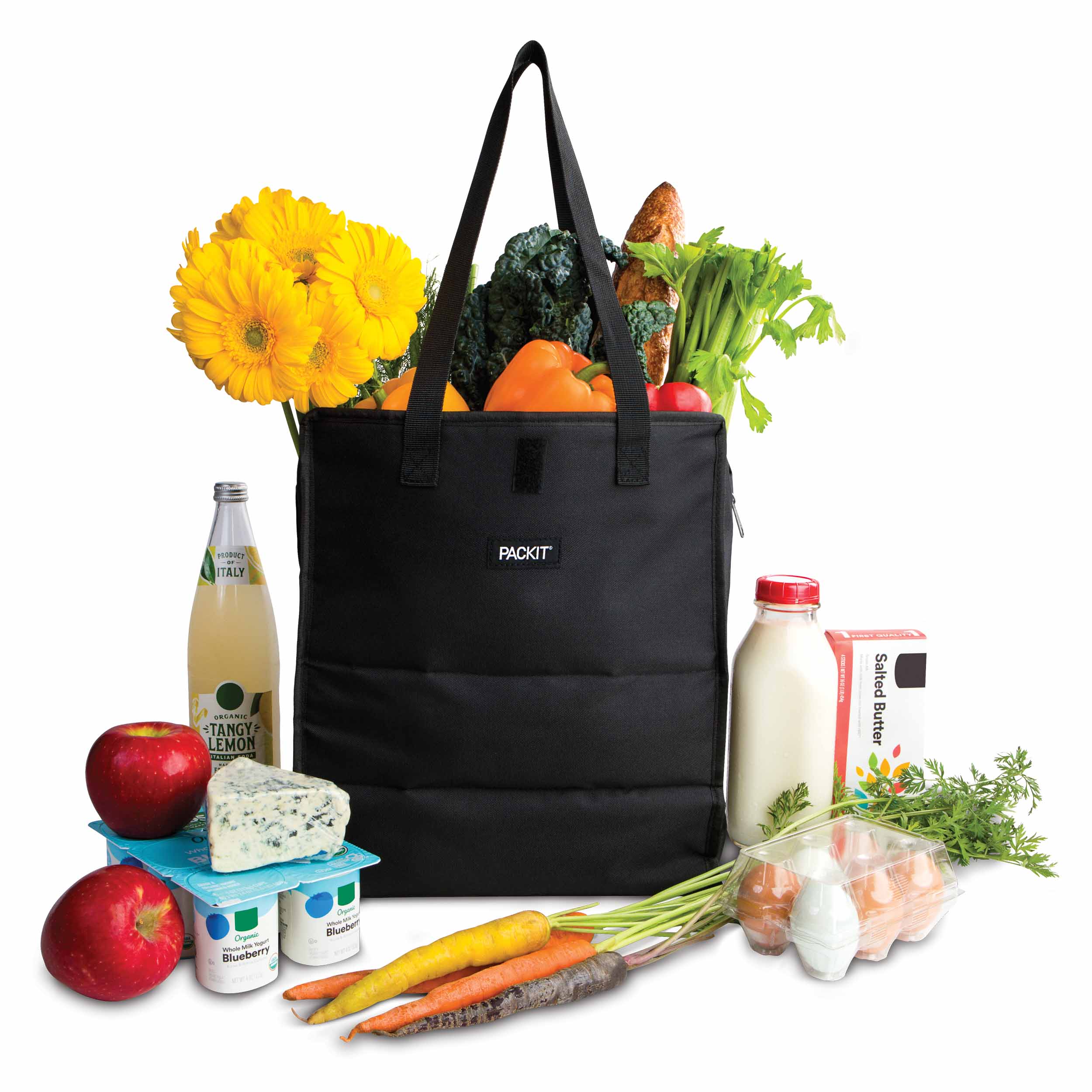 Freezable-Gorcery-Tote-FInals_0000_Freezable-Grocery-Tote-Black-Front-Food-Combo-Straps-Up-Lores.jpg