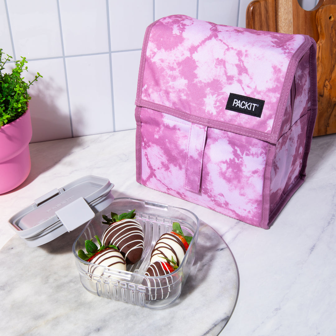 tie dye lunch bag