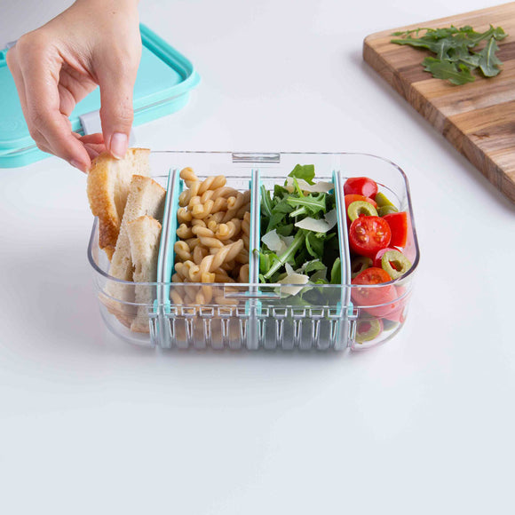 Bento Snack Container with Removeable Divider – Gray by Packit LLC at the  Vitamin Shoppe