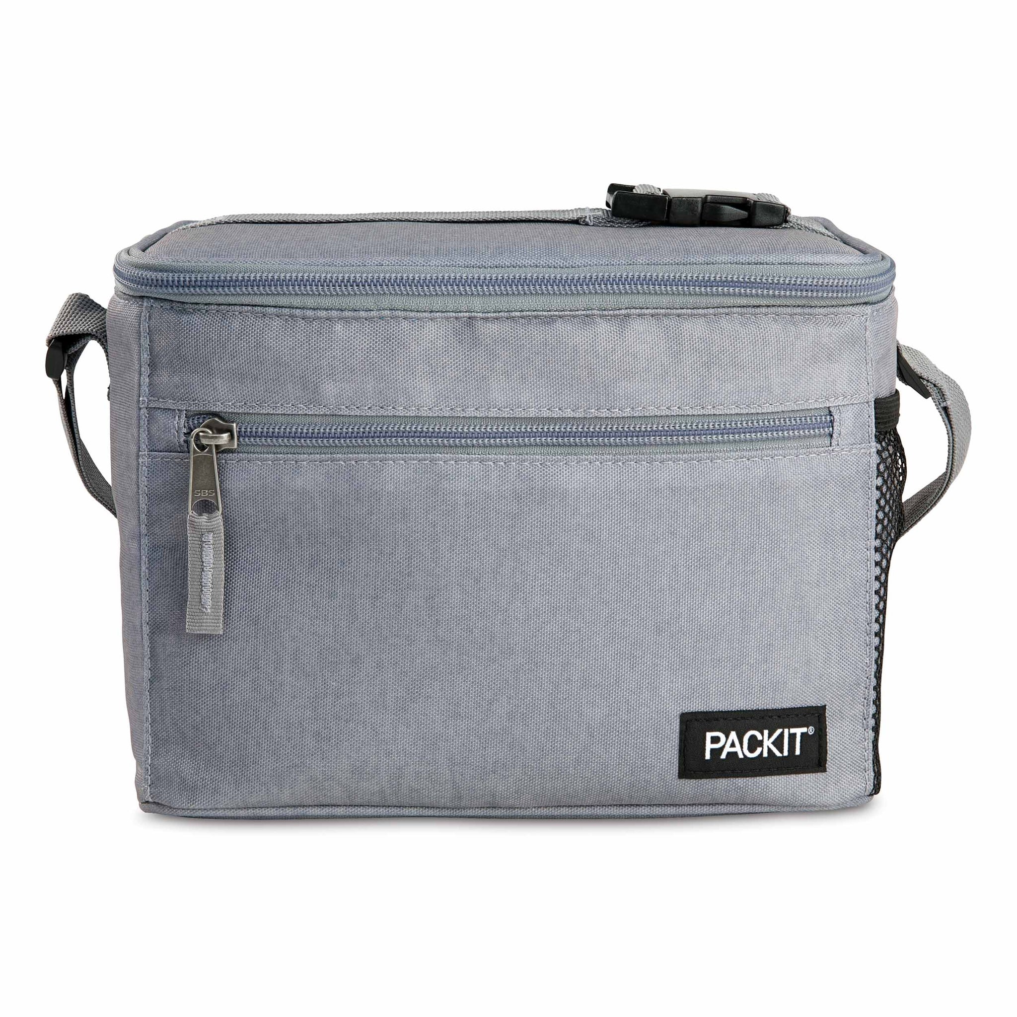 PackIt Freezable Lunch Cooler - Soft Mint, ECOFREEZE Tech, Collapsible, 9.5"L X 7.75"W X 7.75"H