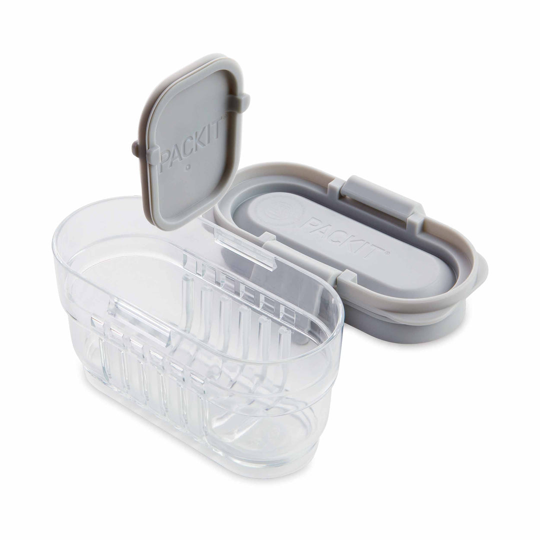 MOD Bento Mini Container - PackIt#color_steel-gray