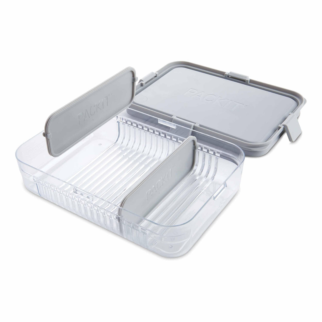 MOD Bento Large Container - PackIt#color_steel-gray