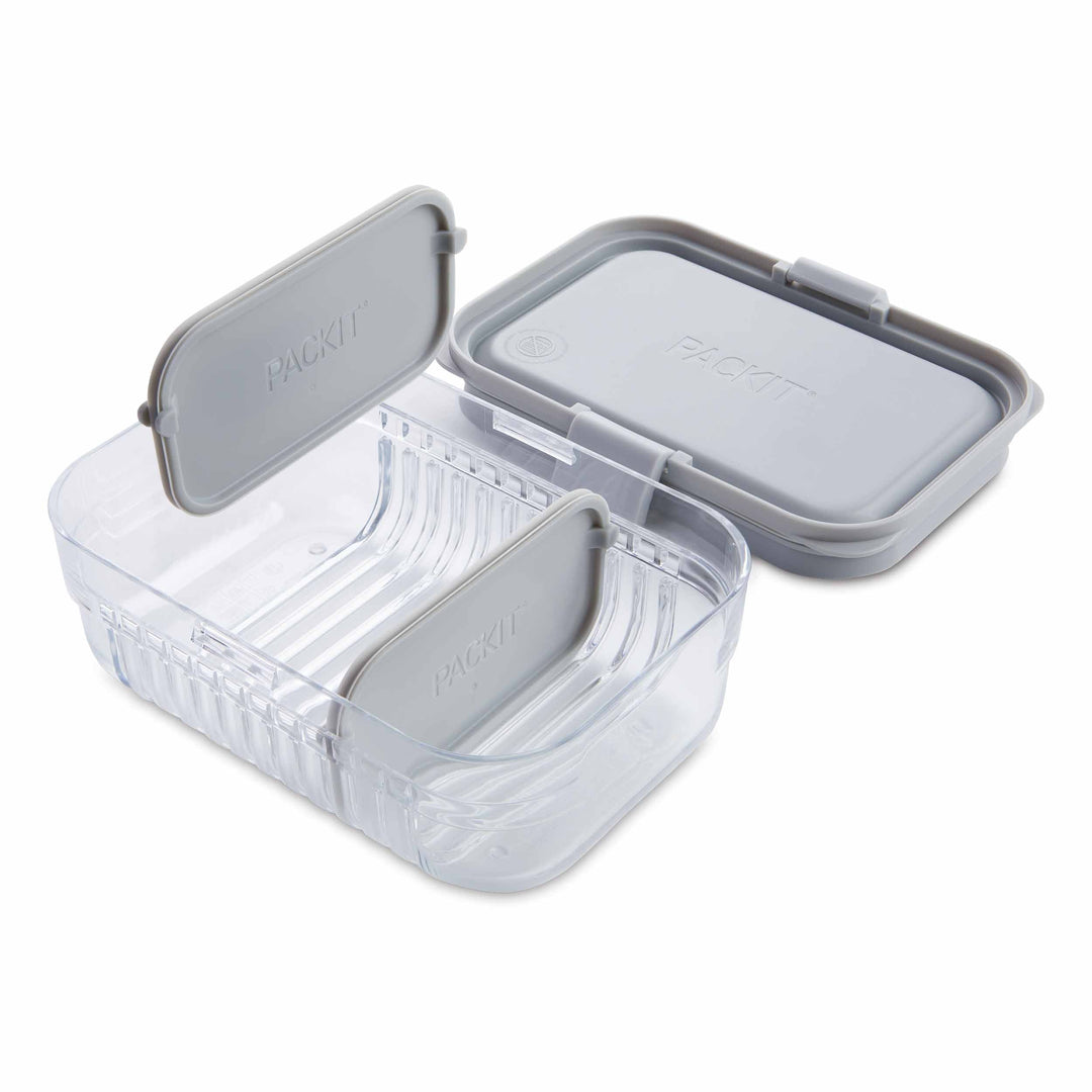 MOD Bento Lunch Container - PackIt#color_steel-gray