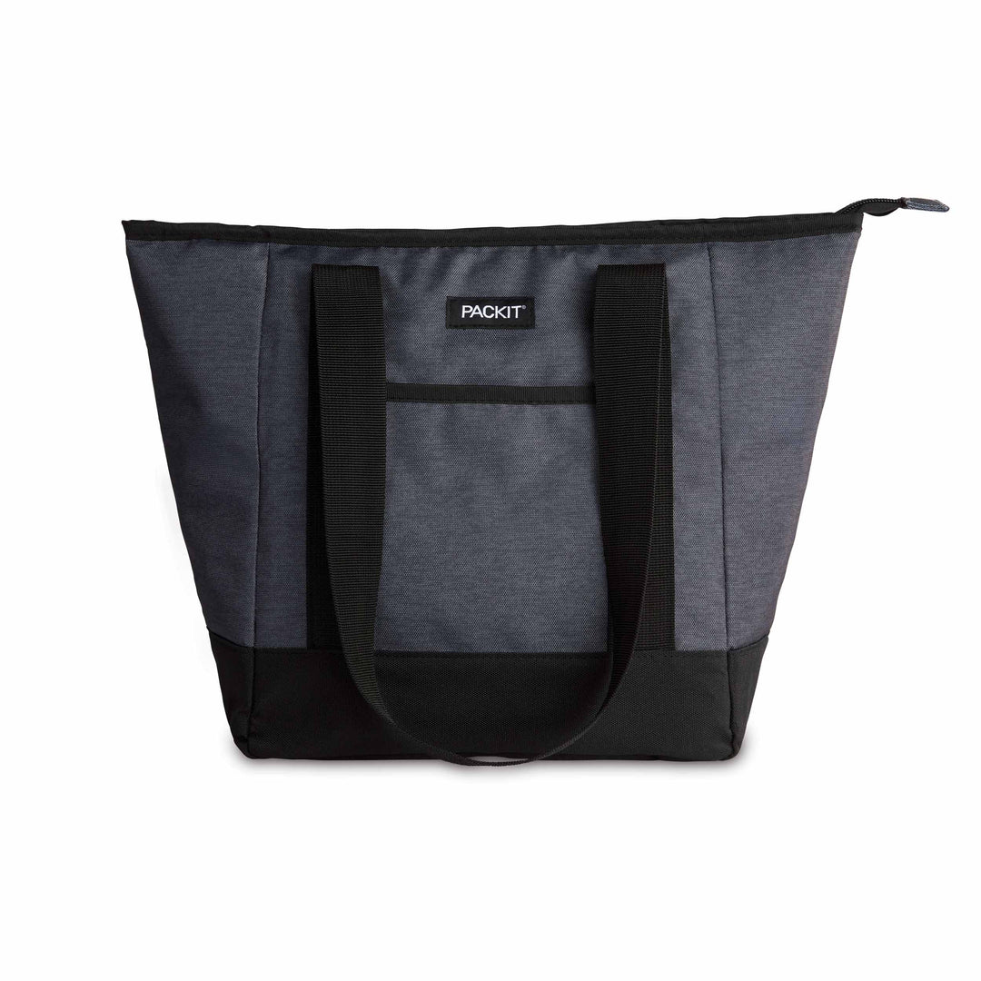 Freezable 12 Can Tote Cooler - PackIt#color_city-charcoal