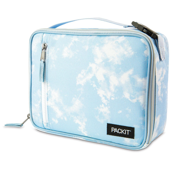 Packit Freezable Classic Lunch Box, Spaceman, Built with EcoFreeze Technology, Collapsible, Reusable, Zip Closure with Zip Front Pocket and Buckle