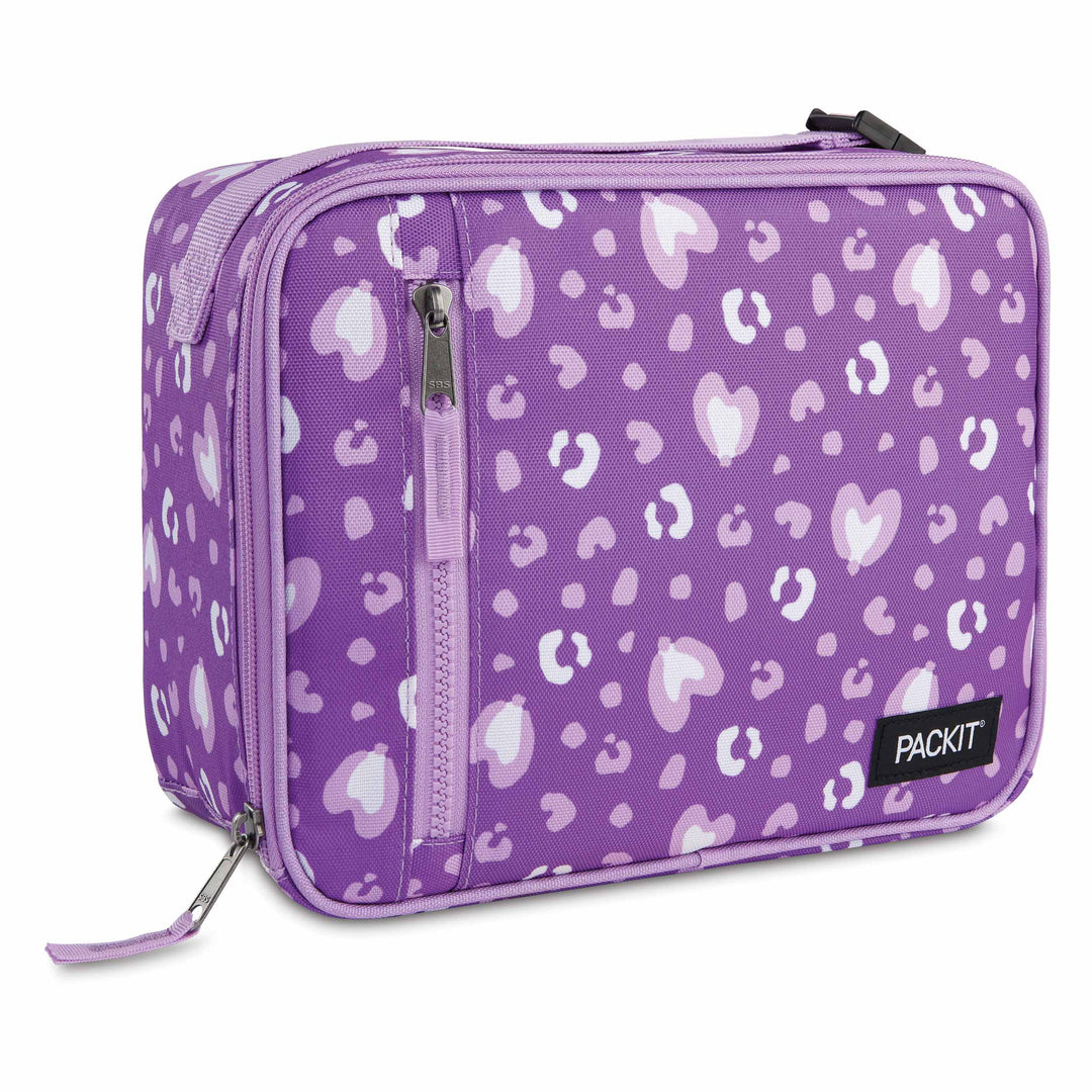 Classic Soft Sided Lunch Box - PackIt#color_leopard-hearts-purple