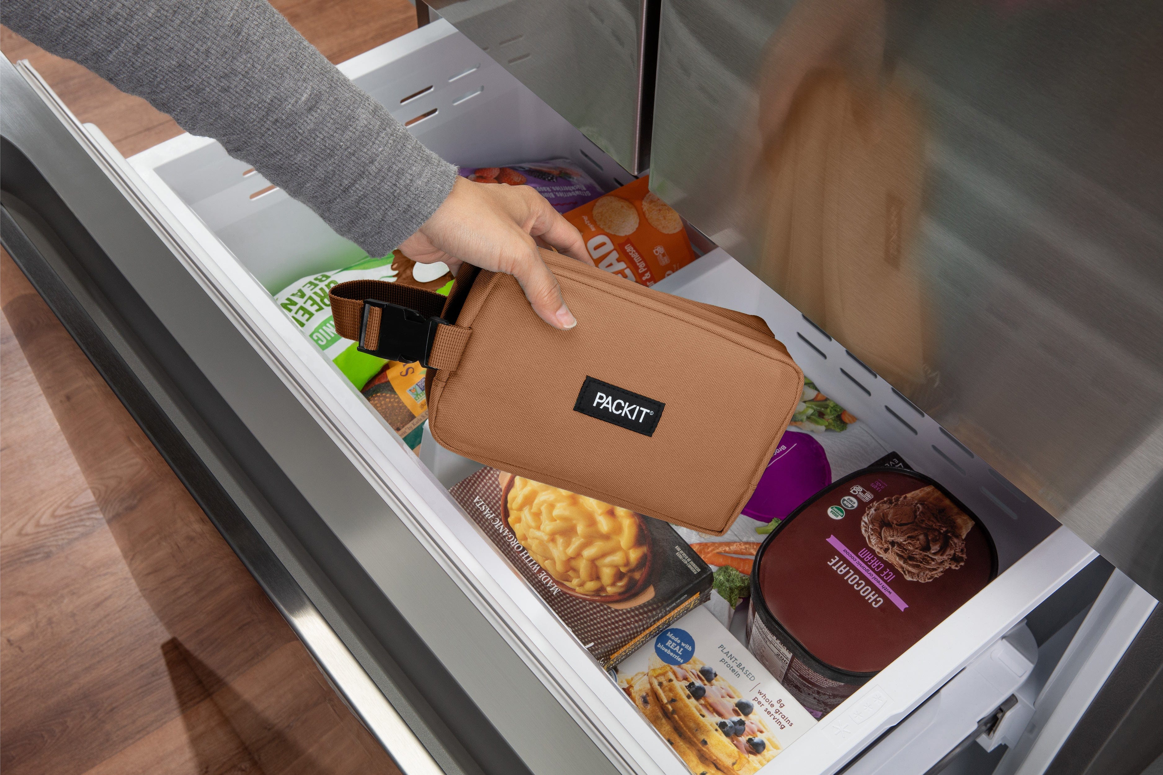 Freezable Dual Compartment Snack Box