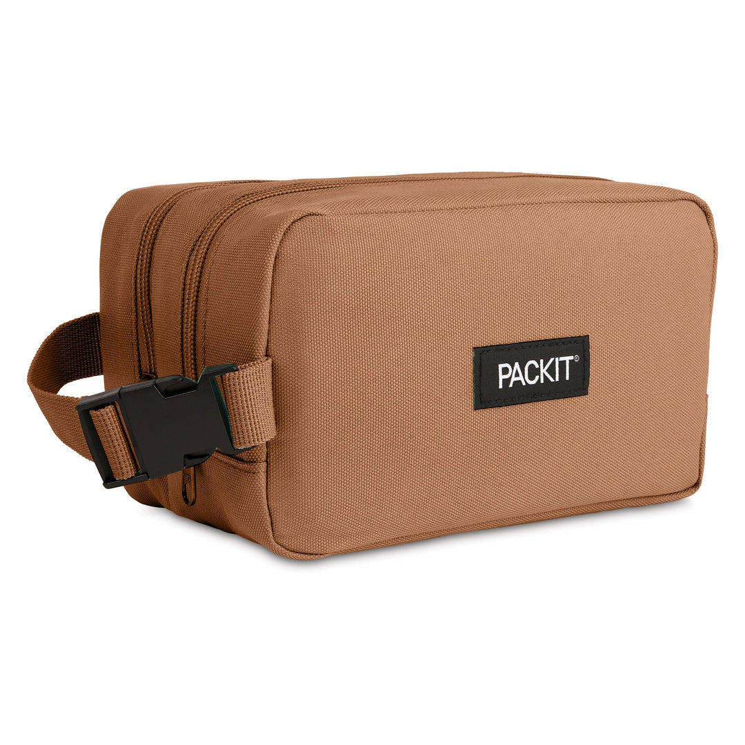 Freezable Dual Compartment Snack Box - PackIt#color_almond