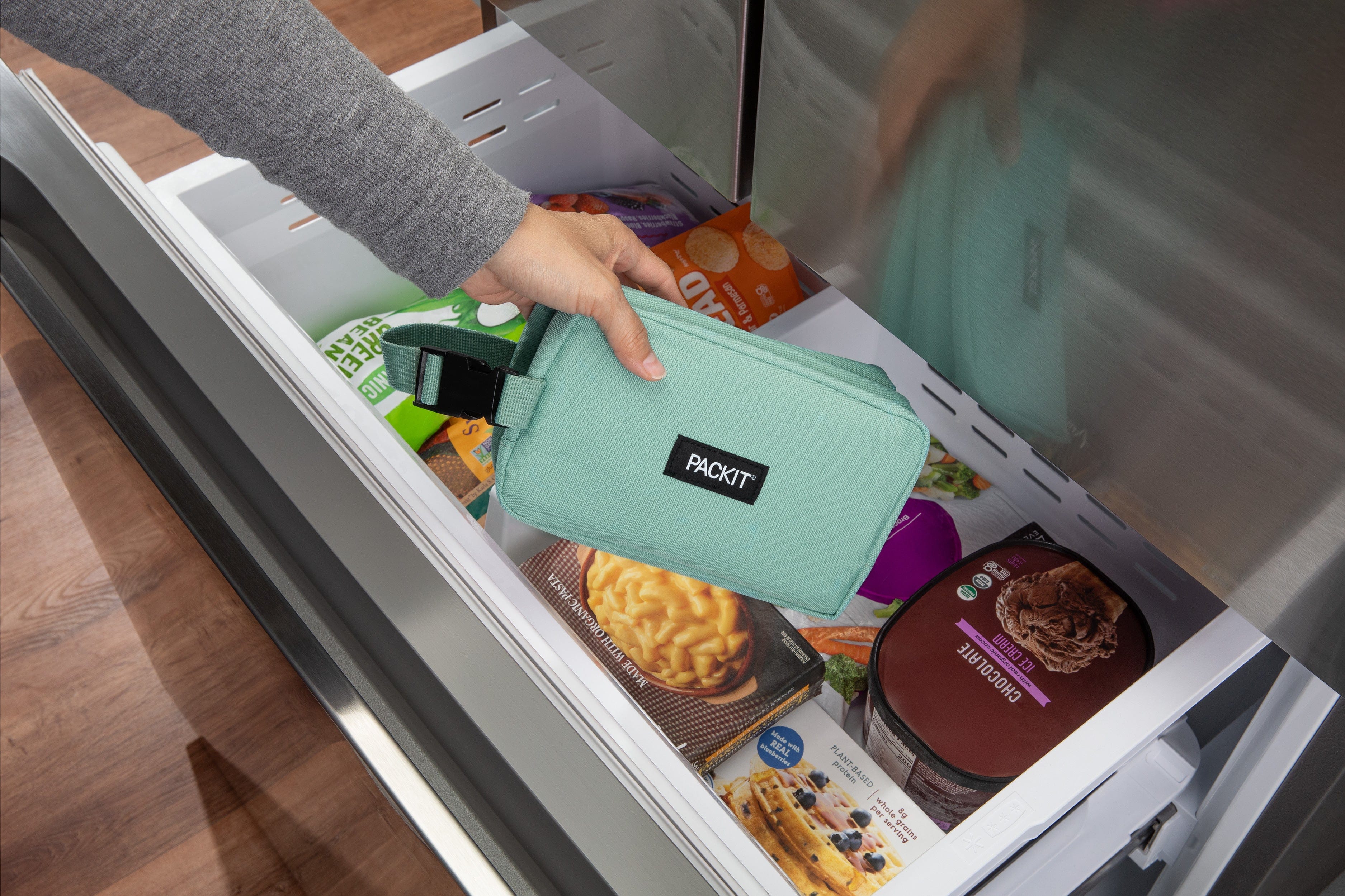 Freezable Dual Compartment Snack Box