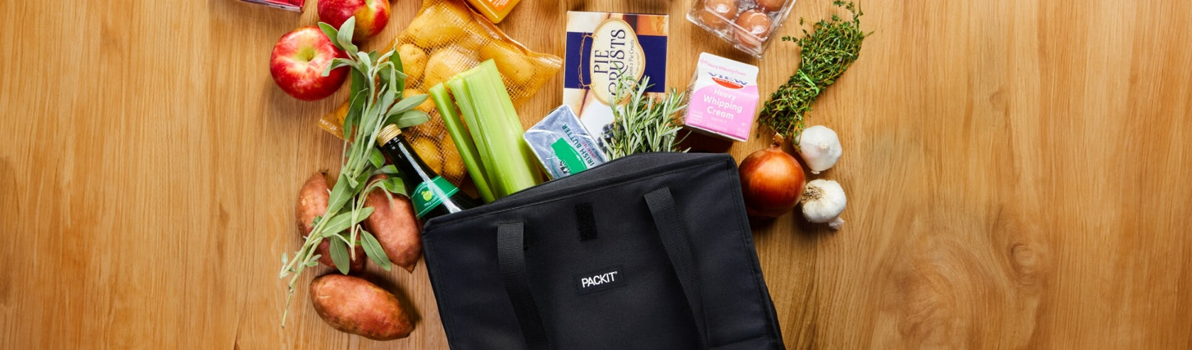 freezable grocery tote
