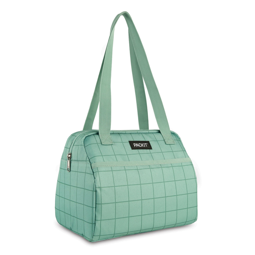 Hampton Lunch Tote Bag - PackIt#color_sport-grid-sage