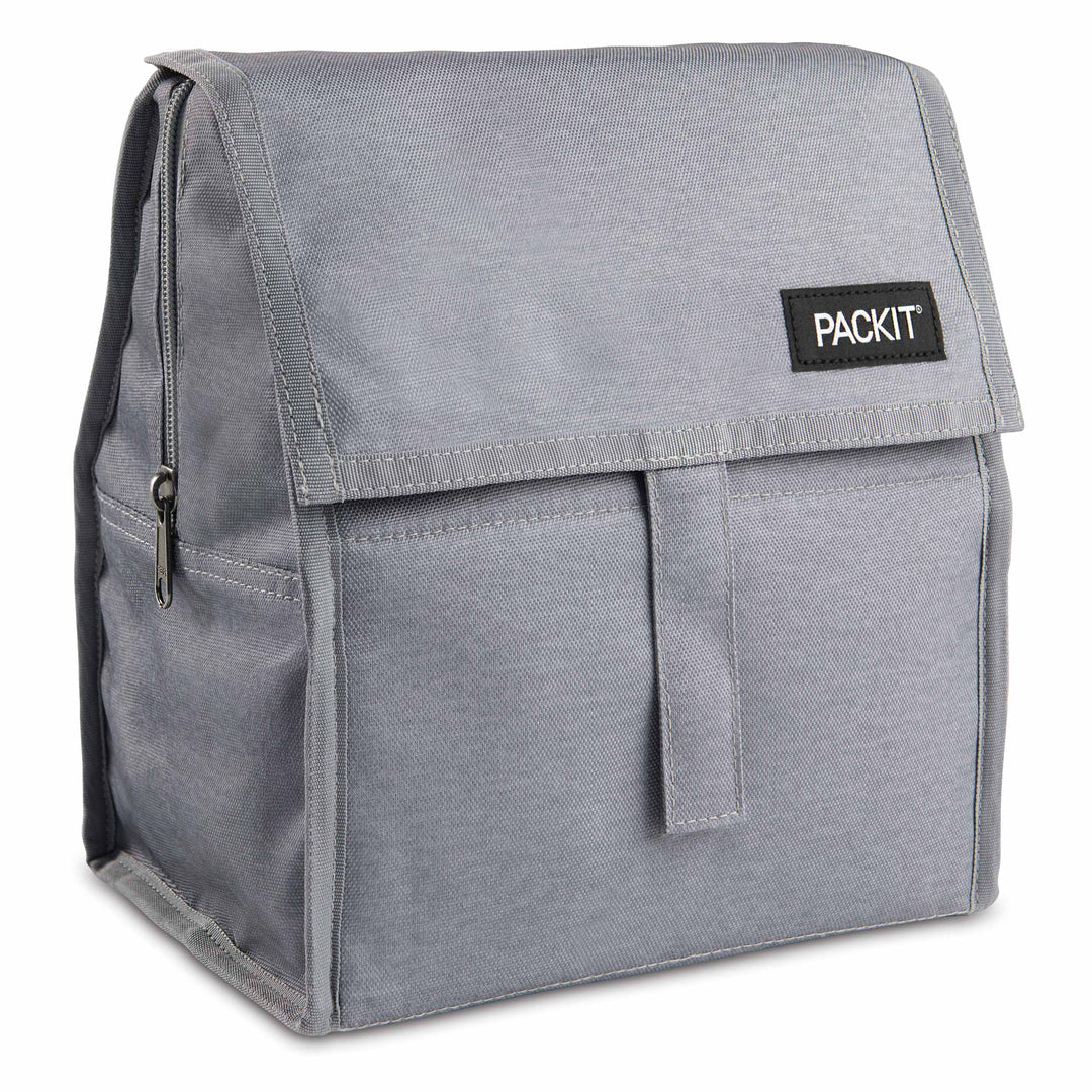 Freezable Lunch Bag - PackIt#color_gray-fog