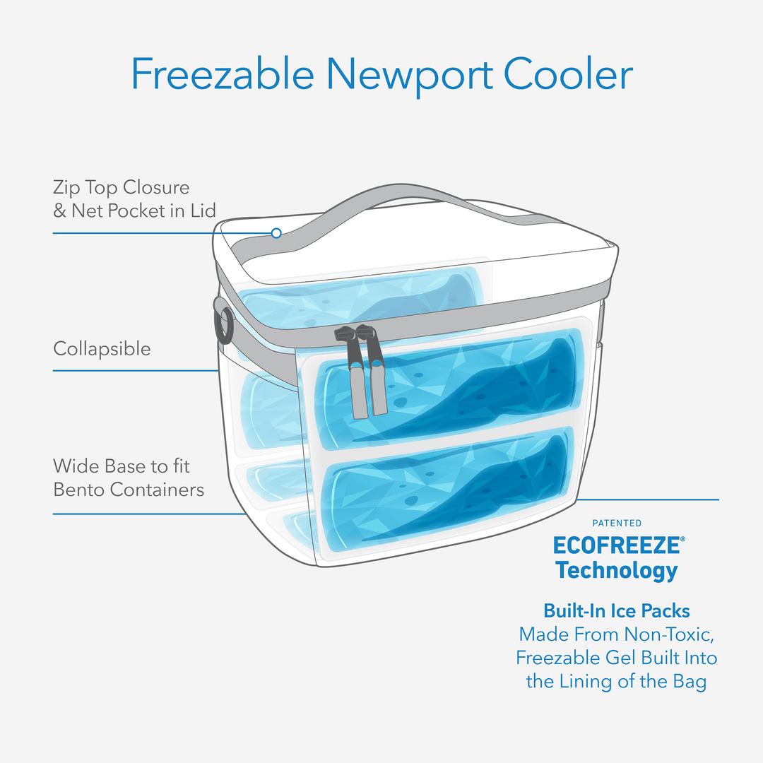 Freezable Newport Cooler - PackIt#color_ALL