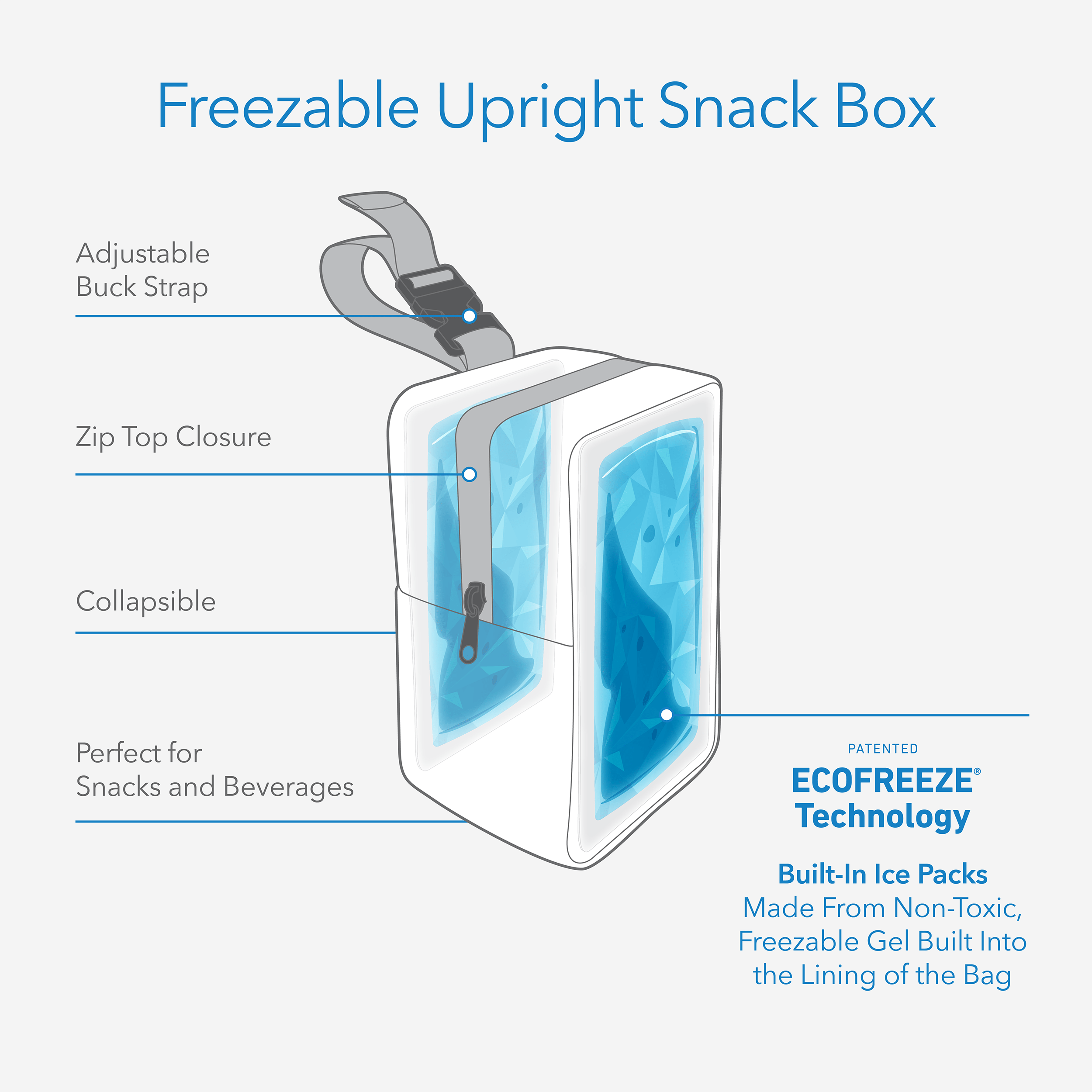 Freezable Upright Snack Box