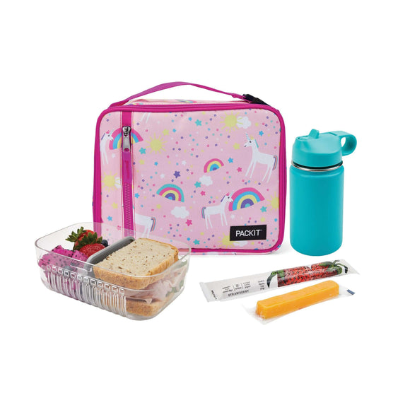 Unicorn Lunch Boxes  Shop Unicorn Lunch Bags & Rainbow Sky Lunch Box -  PackIt