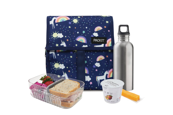 PackIt Freezable Classic Lunch Box, Tie Dye Sorbet, Built with EcoFreeze  Technology, Collapsible, Reusable, Zip Closure With Zip Front Pocket and