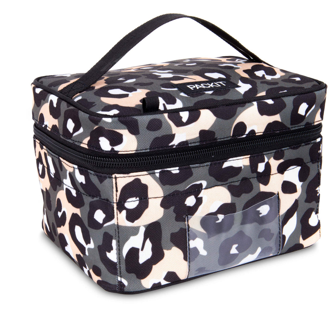 Freezable Baby Bottle Cooler Bag - PackIt#color_wild-leopard-gray