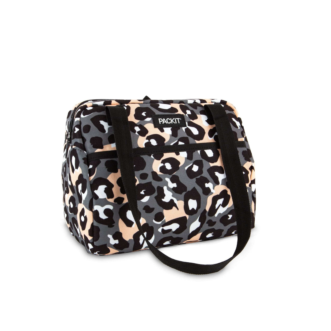 Hampton Lunch Tote Bag - PackIt#color_wild-leopard-gray