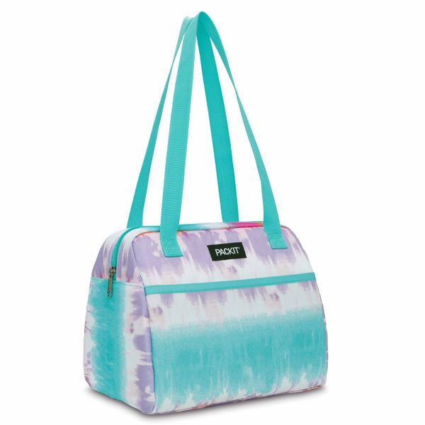 Packit Freezable Hampton Lunch Bag Cooler, Tie Dye Sorbet