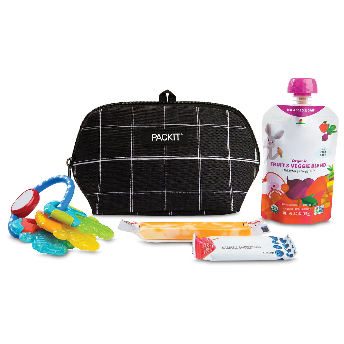 Kids Lunch Bag - Insulated Lunch Bag Kids with Water Bottle Holder -  Reusable Sn