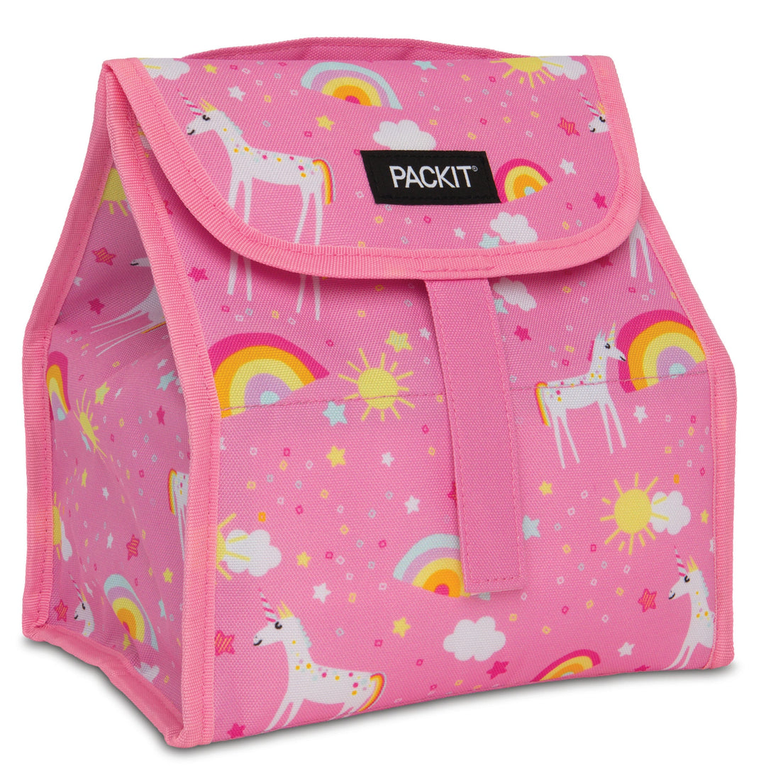 Freezable Lunch Sack - Limited Edition - PackIt#color_unicorn-dream-pink
